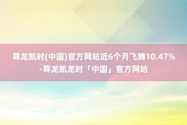 尊龙凯时(中国)官方网站近6个月飞腾10.47%-尊龙凯龙时「中国」官方网站